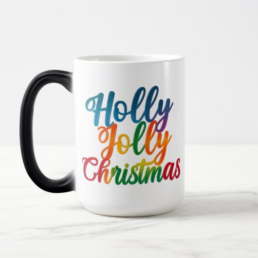 Holly Jolly Christmas Morphing Tasse - 15 oz (Links)
