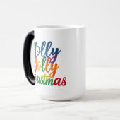 Holly Jolly Christmas Morphing Tasse - 15 oz (Vorderseite Links)