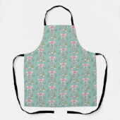 Holly Jolly Christmas Nutcracker Coquette Preppy Schürze (Vorderseite)