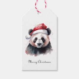 Holly Jolly Christmas Panda, Brauch Geschenkanhänger