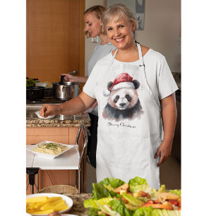Holly Jolly Christmas Panda, individuell Schürze
