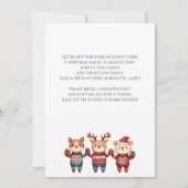 Holly Jolly Christmas Party Einladung (Rückseite)