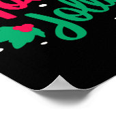 Holly Jolly Christmas  Poster (Ecke)