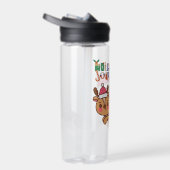 Holly Jolly Christmas Santa Riding Rentier Trinkflasche (Rechts)