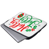 Holly Jolly Christmas Song Laptopschutzhülle (Vorne Knopf)