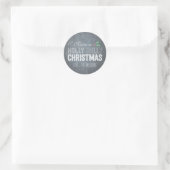 Holly Jolly Christmas Sticker oder Umschlag Aufkle (Tasche)