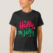 Holly Jolly Christmas  T-Shirt (Vorderseite)