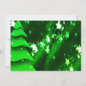 Holly Jolly Christmas Typograc Classic Song Einladung (Rückseite)