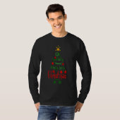 Holly Jolly Christmas Typography Classic Song, ZSG T-Shirt (Vorne ganz)