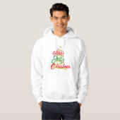 Holly Jolly Christmas Unisex Hoodie Sweatshirt (Vorne ganz)