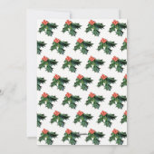 Holly Jolly Christmas Vintag Red Bus Weihnachten (Rückseite)