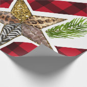 Holly Jolly Christmas Wrapping Paper Geschenkpapier (Ecke)