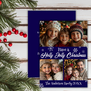 Holly Jolly Classic Foto Feiertagskarte