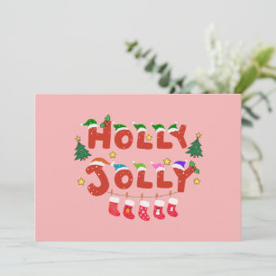 Holly Jolly Einladung