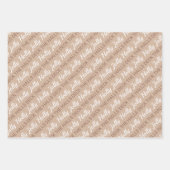 Holly Jolly Foto Collage Neutrals Weihnachten Geschenkpapier Set (Vorderseite 3)