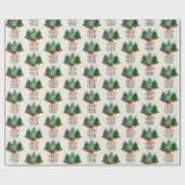 Holly Jolly Gamer Christmas Tree Geschenkpapier (Flach)
