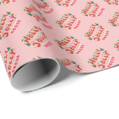 Holly Jolly Geschenkpapier (Rolleneckpunkt)