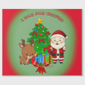 Holly Jolly Geschenkpapier (Flach)