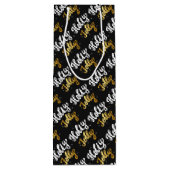 Holly Jolly Geschenktüte Für Weinflaschen (Rückseite)