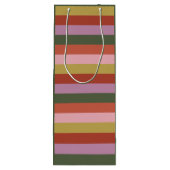 Holly Jolly Gift Bag Geschenktüte Für Weinflaschen (Rückseite)