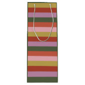 Holly Jolly Gift Bag Geschenktüte Für Weinflaschen (Vorderseite)