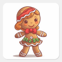 Holly Jolly Gingerbread Girl