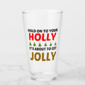 HOLLY JOLLY GLAS (Vorderseite)