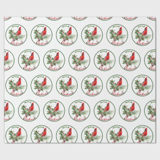 Holly Jolly Grüße von Weihnachten Geschenkpapier