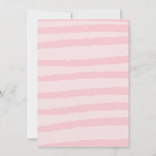 Holly Jolly Hand Drawn Weihnachtsfeier Einladung (Rückseite)