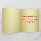 Holly Jolly Holiday Gnomes Karte (Innenseite)