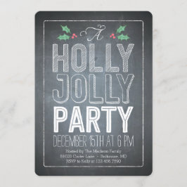 Holly Jolly Holiday Party Einladung