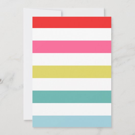 Holly Jolly Holiday Party Einladung (Rückseite)