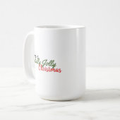 Holly Jolly-Kaffee-Tasse Kaffeetasse (Vorderseite Links)