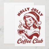 Holly Jolly Kaffeeclub Sarkastisches Weihnachten S (Vorne/Hinten)