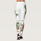 Holly Jolly Kardinal Grüße! Leggings (Rückseite)
