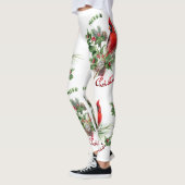 Holly Jolly Kardinal Grüße! Leggings (Links)