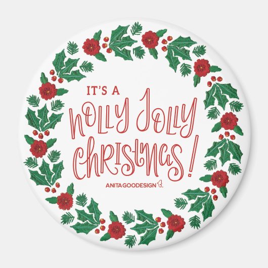 Holly Jolly Magnet (Vorne)