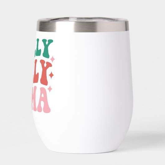 Holly Jolly Mama - Fun Holiday Design (Rückseite)