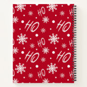 Holly Jolly Niedlich Christmas Santa Cat Notizblock (Rückseite)