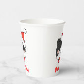 Holly Jolly Niedlich Christmas Santa Cat Pappbecher (Rechts)