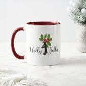 Holly Jolly Niedlich Funny Penguin Weihnachten Tasse