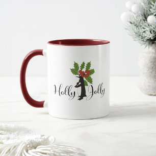 Holly Jolly Niedlich Funny Penguin Weihnachten Tasse
