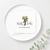 Holly Jolly Niedlich Funny Pinguin Weihnachtsbuch Serviette