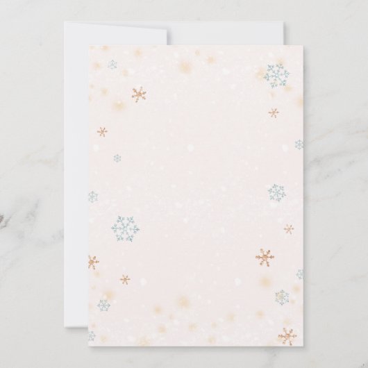 Holly Jolly Offizielles Familienmittagessen Einladung (Rückseite)