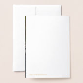 "Holly Jolly" Personalisiertes Weihnachtsfest-Foto Folienkarte (Rückseite mit Umschlag)