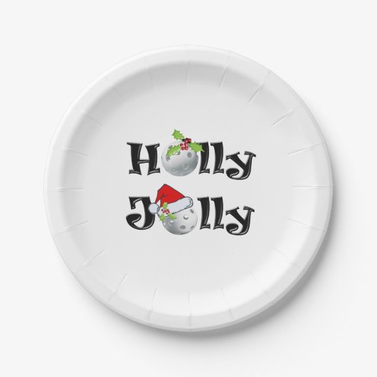 Holly Jolly Pickleball Paper Teller (Vorderseite)