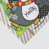 Holly Jolly Pinguins Tissue Paper Seidenpapier (Ausschnitt)