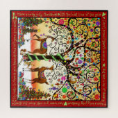 Holly Jolly Reindeer-Puzzle Puzzle (Horizontal)