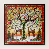 Holly Jolly Reindeer-Puzzle Puzzle (Vertikal)
