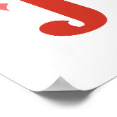 Holly Jolly - Retro Holiday Typografie Poster (Ecke)